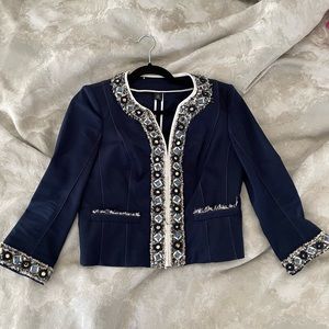 WHBM blazer sz 4 Navy